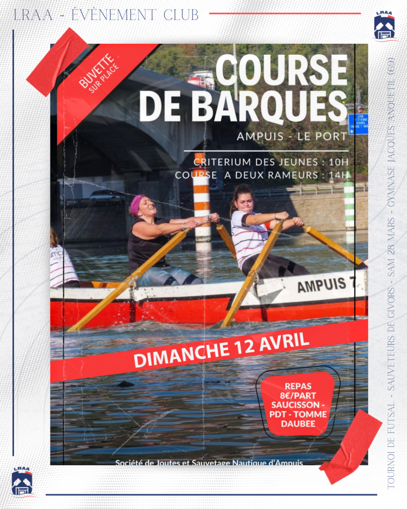 Ligue joute barque course de barque