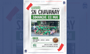 Affiche matinée SN Chavanay 3 mai 2026 Halle de la Serve.
