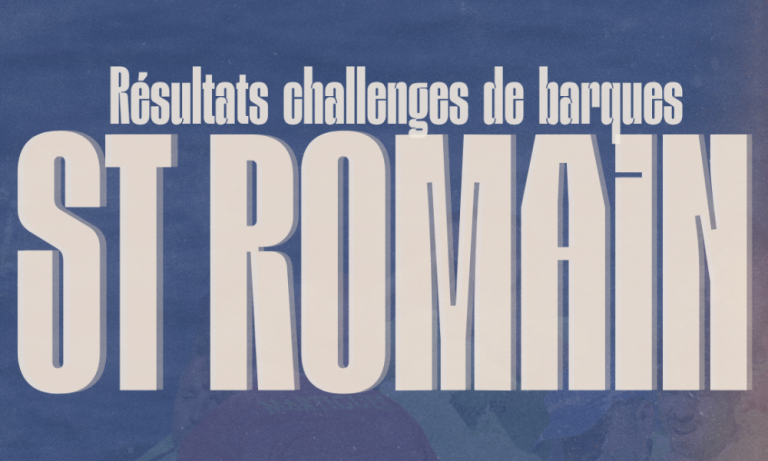 Découvrez les résultats de la manche de barque à Saint-Romain-en-Gal du 1er mai 2026. Triple égalité au podium et nouveau classement général cumulé.