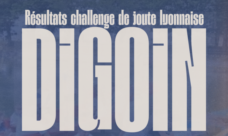 Feuille officielle des résultats et classements par société du 1er challenge de joute lyonnaise de Digoin.