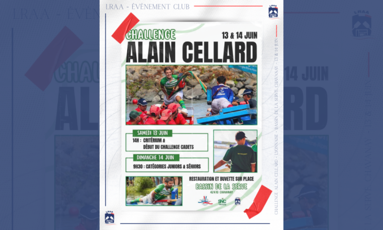 Le Challenge Alain Cellard se déroule à Chavanay les 13 et 14 juin 2026. Découvrez le programme complet de la deuxième étape du Challenge de Joute Méthode Lyonnaise.